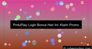 pintuplay login bonus hari ini